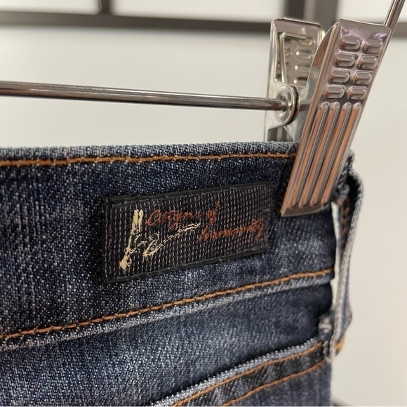 𝅺[25] Citizens of Humanity Kelly #001 Stretch Low-Waist Bootcut Dark Ombre Wash - Picture 10 of 15